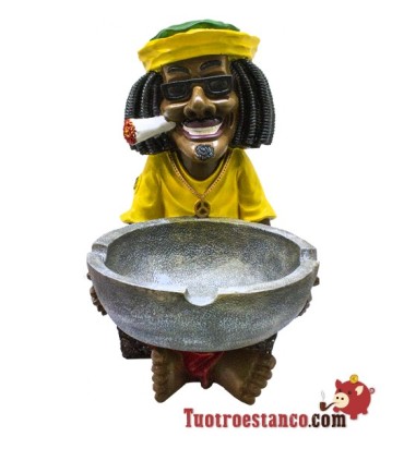 Posacenere gigante in poliresina rasta