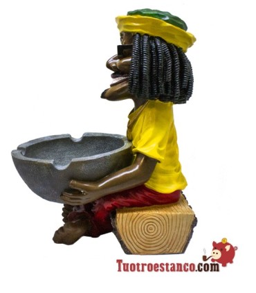 Posacenere gigante in poliresina rasta