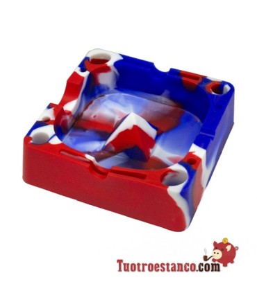 Posacenere in silicone con scomparti