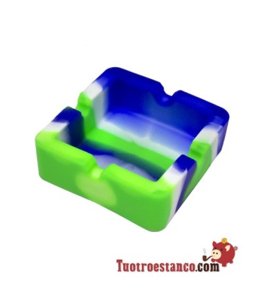 Cendrier en silicone carré