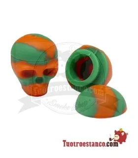 Recipiente de silicone para resina de crânio