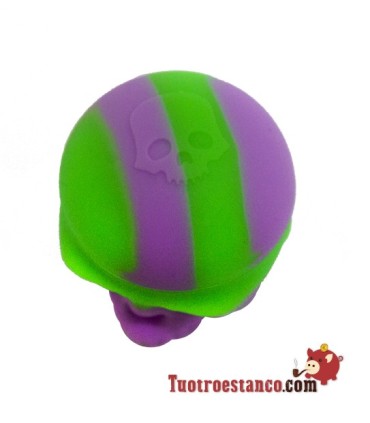 Contenitore in silicone per resina teschio