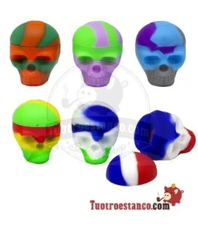 Envase Silicona para Resina Calavera