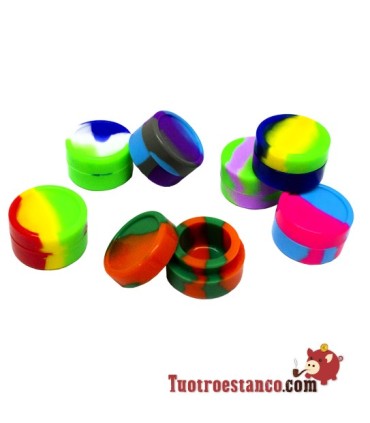 5 ml coloured silicone container