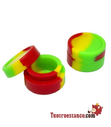 5 ml coloured silicone container
