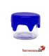 Mini frasco de vidro com fechamento em silicone 3 ml