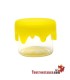Mini frasco de vidro com fechamento em silicone 3 ml