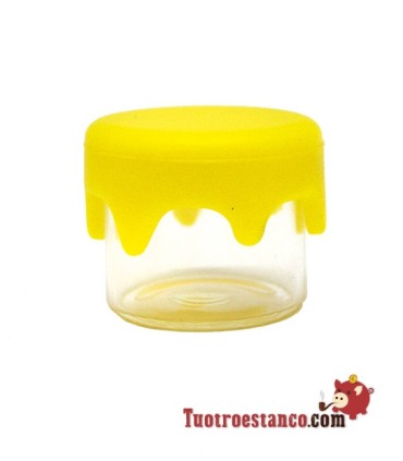 Mini bote de cristal con cierre de silicona 3 ml