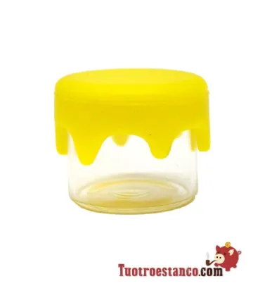 Mini-Glasgefäß mit Silikonverschluss 3 ml