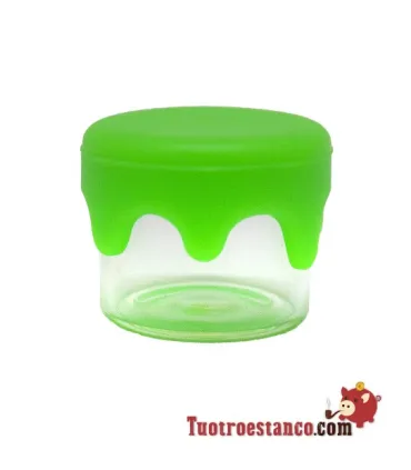 Mini frasco de vidro com fecho em silicone 3 ml