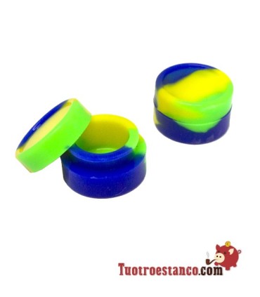 Cores do recipiente de silicone de 5 ml