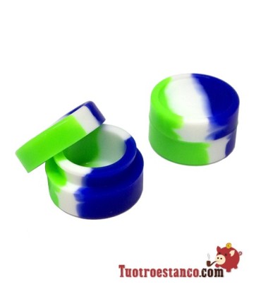 Contenitore in silicone colorato da 5 ml