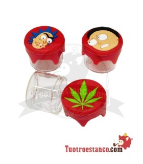 Mini bocal en verre avec couvercle en silicone DÉCORÉ 3 ml