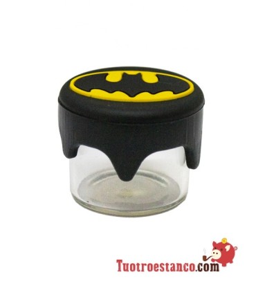 Mini Barattolo in Vetro con Coperchio in Silicone DECORATO 3ml