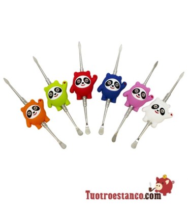 Dabber decorato in silicone da 12 cm