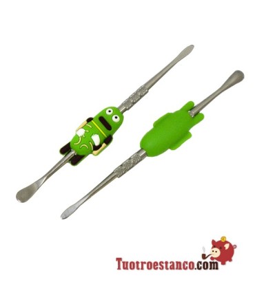 Silicone decorato Dabber 12 cm