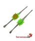 Dabber decorato in silicone da 12 cm