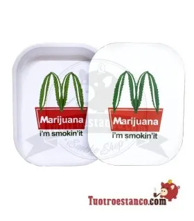 Metal Tray + MC Marijuana Lid
