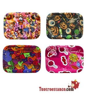 Bandeja Silicona Decorada 20 x 14,5 cm