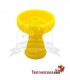 Cazoleta de silicona para gel 9 cm de color amarillo