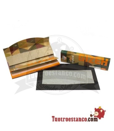 King Size Slim Organic Gizeh Paper 110mm + Tips