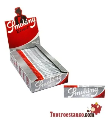 Papier smoking argenté 78 mm - 25 brochures