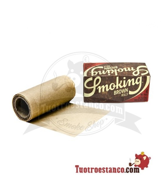 Smoking papel de fumar liar brown marrón medium 1,1/4 78mm : :  Salud y cuidado personal
