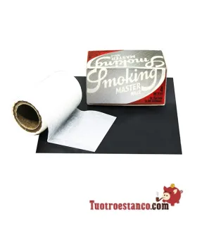 Rouleau de papier fumé argenté de 4 mètres