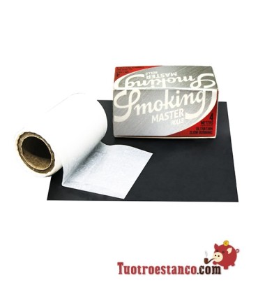 Rouleau de papier Smoking d’argent 4 mètres