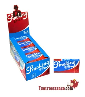 Papier de smoking bleu 200 de 70 mm, 20 brochures