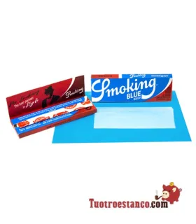 Papier de smoking bleu n° 8 de 70 mm
