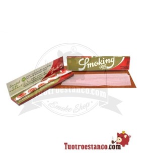 Papel de Smoking Dourado King Size de 110 mm
