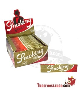 Papel Smoking Ouro King Size 110 mm - 50 livretos