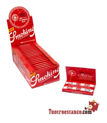 Étui en papier Smoking Thinnest le plus fin Thin Double Window - 25 livrets