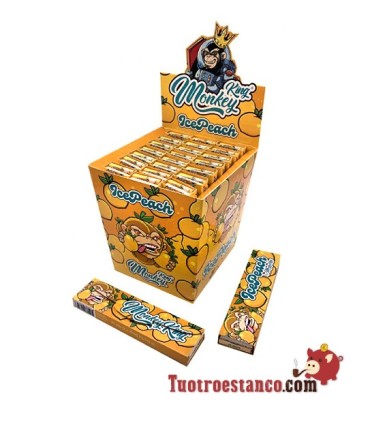 Estuche de papel Monkey King Size Ice Peach + Filtros - 24 libritos