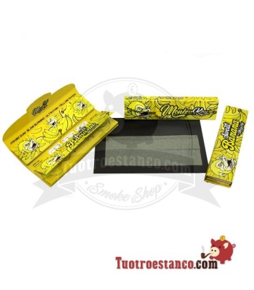 Estuche de papel Monkey King Size Banana + Filtros - 24 libritos