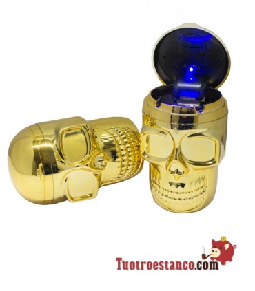 Cinzeiro Car Led Skull