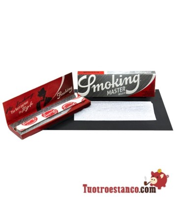 Étui Smoking Argent N° 8 70 mm - 50 carnets