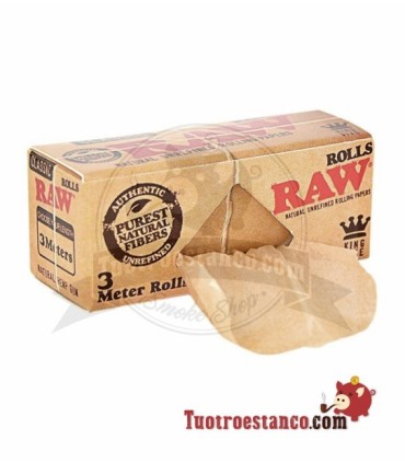 3 m King Size Rolle RAW Papier