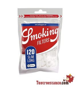 Filtri Smoking lunghi 6 mm - 30 bustine da 120 filtri