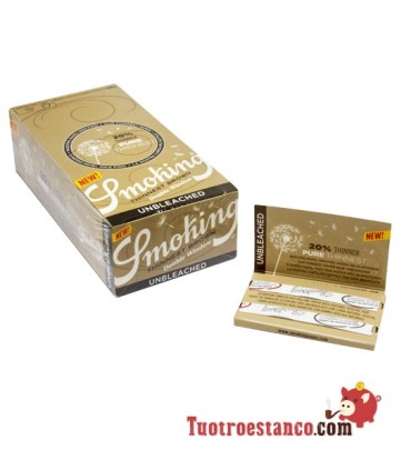 Busta in carta Thiniest Brown Double Window Smoking 70 mm - 25 libretti