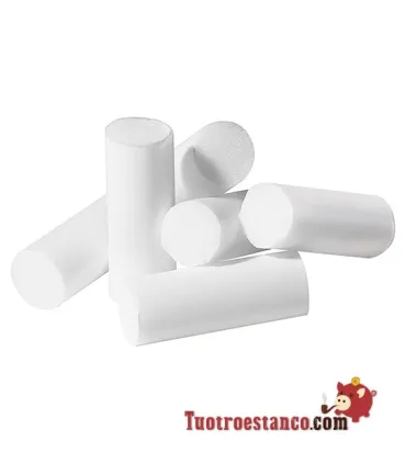 Smoking Filters 8 mm Long - 25 Sachets of 100 Filters