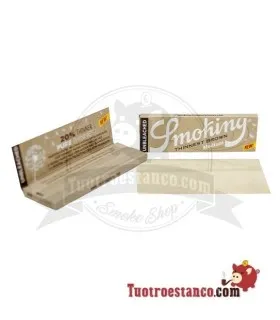 Dünnste braune Papierhülle mittlerer Smoking 78 mm - 25 Broschüren