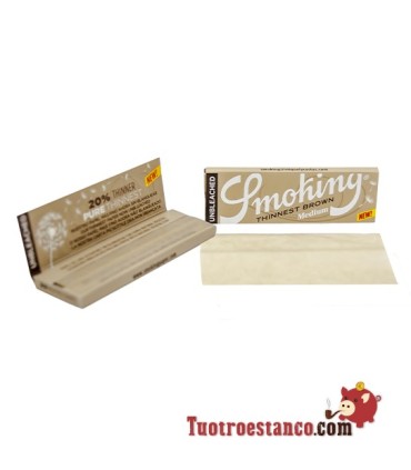 Thinnest Brown Medium Smoking Paper Case 78 mm - 25 booklets