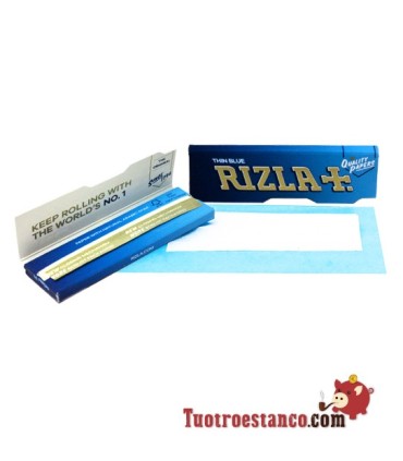 70 mm rizla + Papel Azul - 100 livretos
