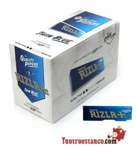 70mm Rizla + Blauw Papier - 100 boekjes