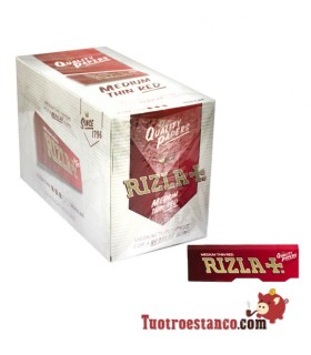 70 mm rizla + Papel Vermelho - 100 livretos
