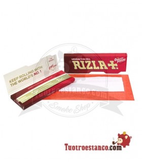 Papel Rizla + Rojo de 70 mm - 100 libritos