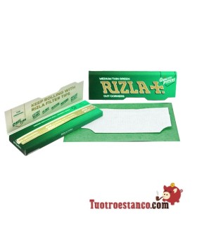 70 mm Rizla + Papier vert - 100 brochures