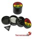 Grinder de metal Champ Leaf Rasta 4 partes de 40 mm